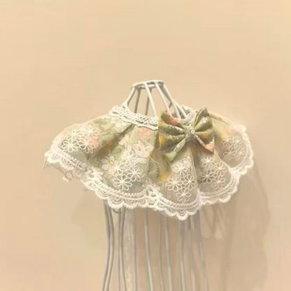 Vintage Floral Accessroies - Green - OKIEEPET