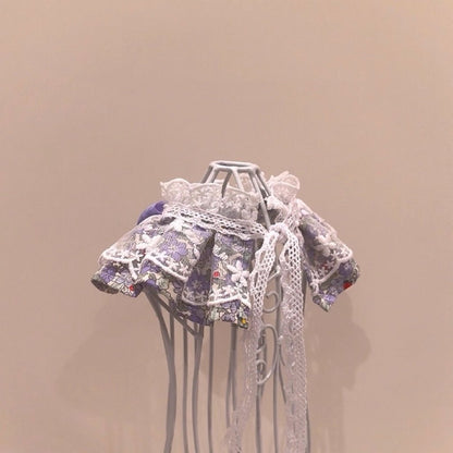 Vintage Floral Accessroies - Purple - OKIEEPET