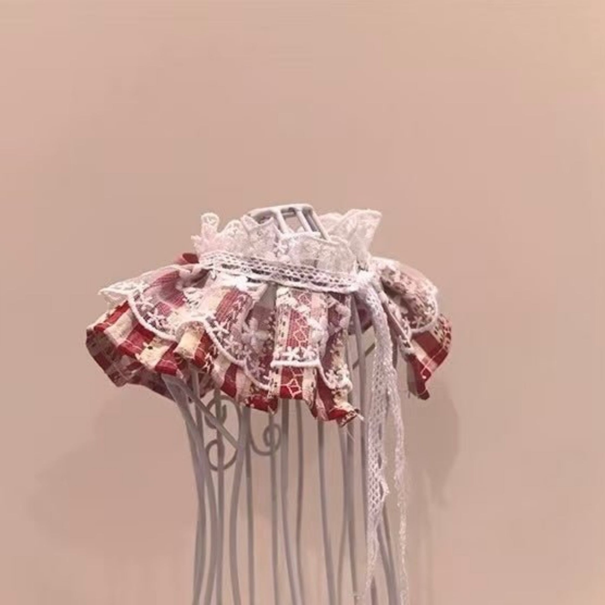 Vintage Floral Accessroies - Red - OKIEEPET